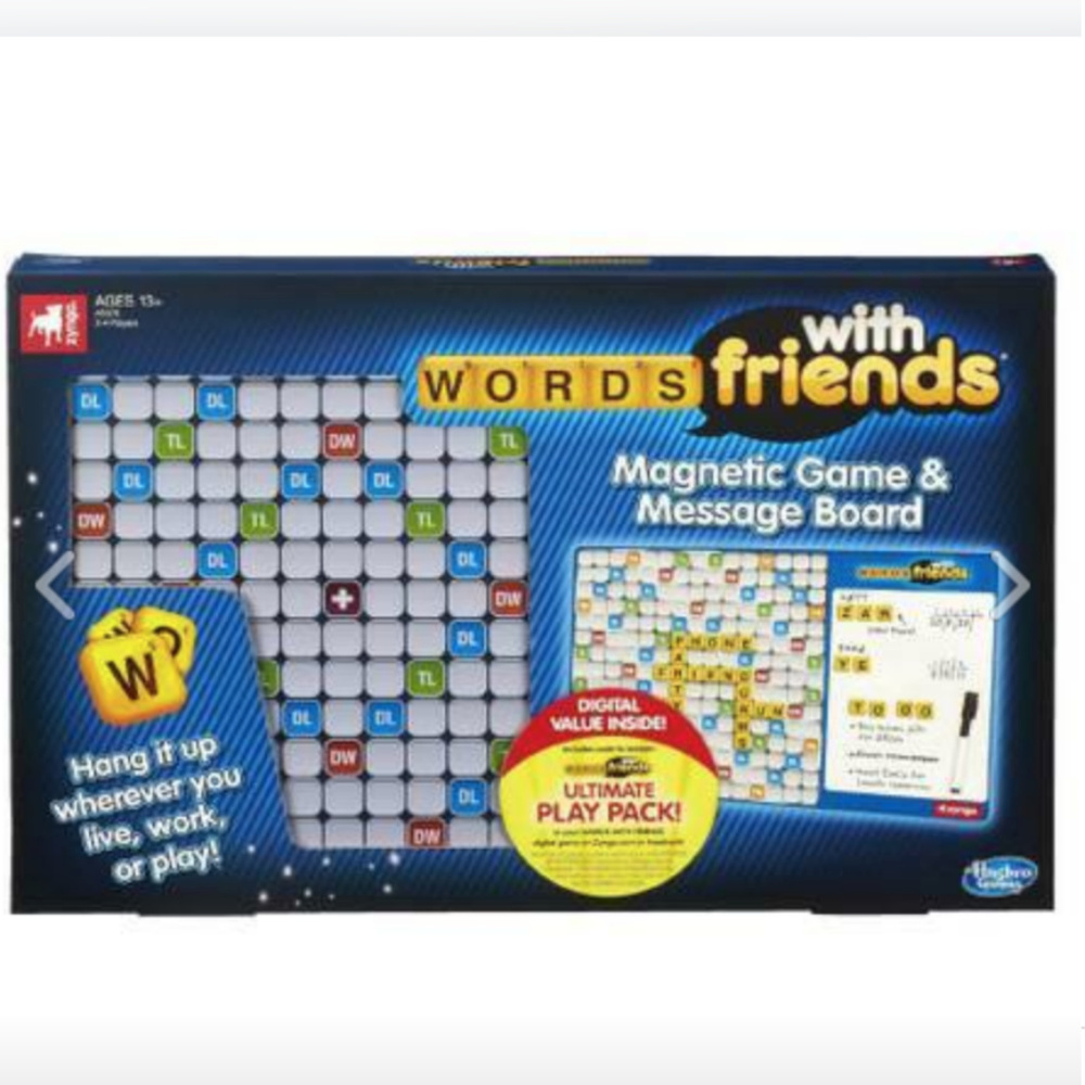 NEW HASBRO Words With Friends Magnetic Game